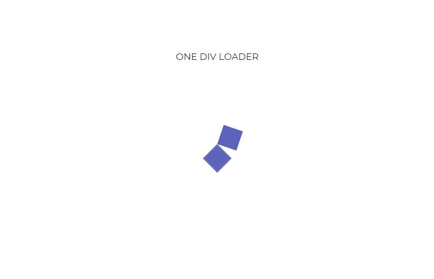 CSS Spinners - One div loader