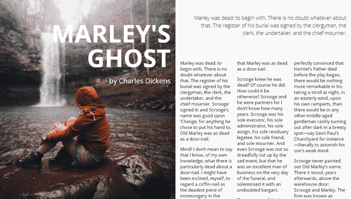 CSS Magazine Layouts - Full Spread Magazine Layout // CSS Grid Layout