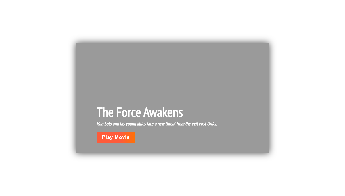 CSS Movie Cards - Movie Card