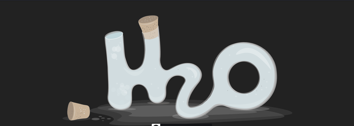 CSS Animation Examples - H2O - Chemical Flask (Animation)