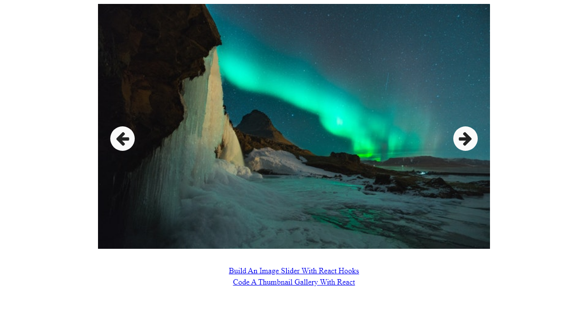 React Carousels - React Image Slider
