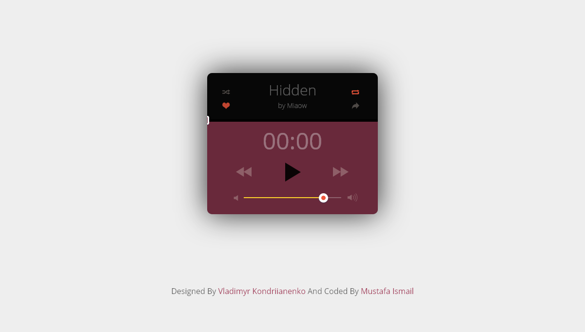 jQuery Music Players - Music Player