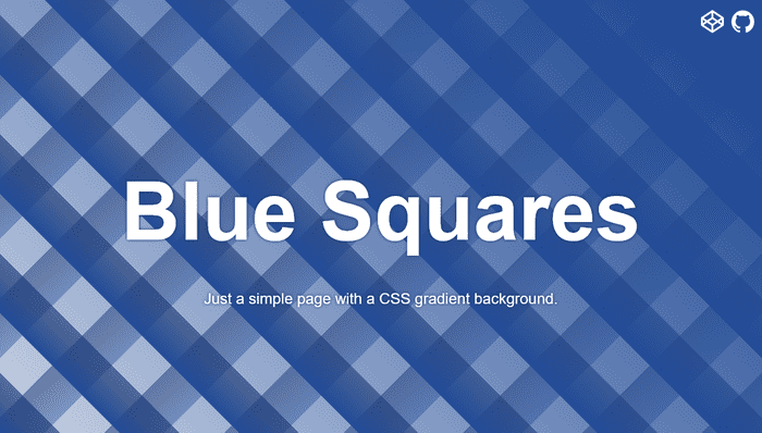 CSS Background Patterns - Blue Squares