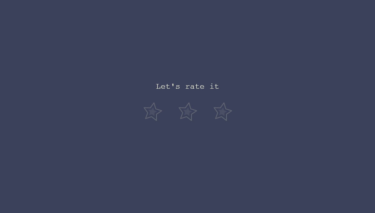 CSS Star Ratings - Rate Star Buttons (Pure CSS)