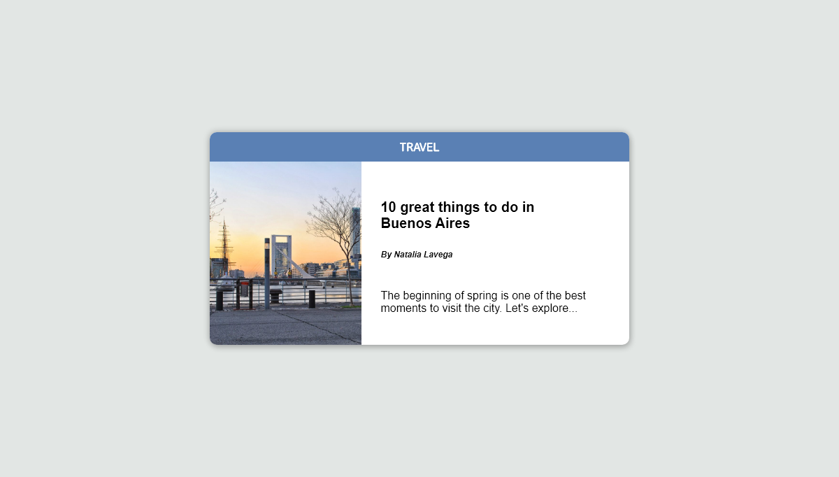 CSS Blog Cards - Blog Card