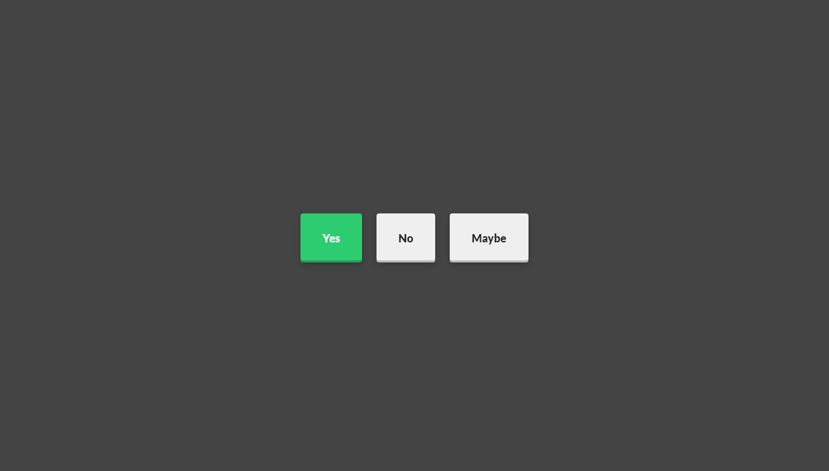 Radio Buttons CSS - Flat Radio - Yes/No