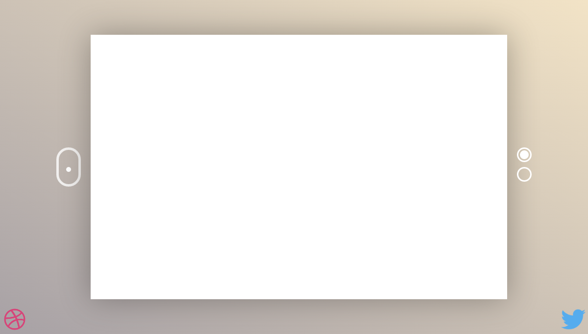 CSS Sliders - Clean Slider With Curved Background