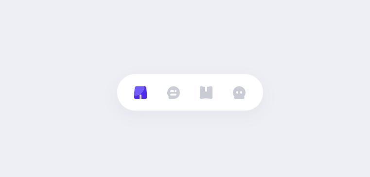 CSS Tab Bars - Tabbar animation - Only CSS