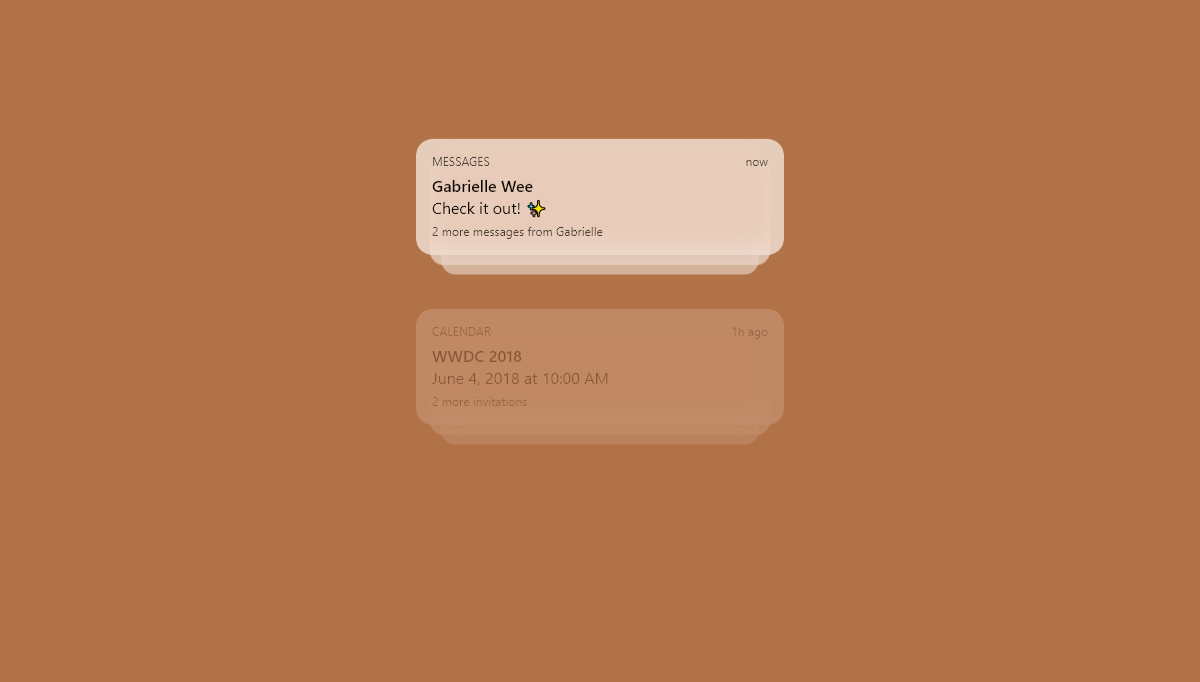 JavaScript Notifications - iOS 12 Dark Mode Notifications