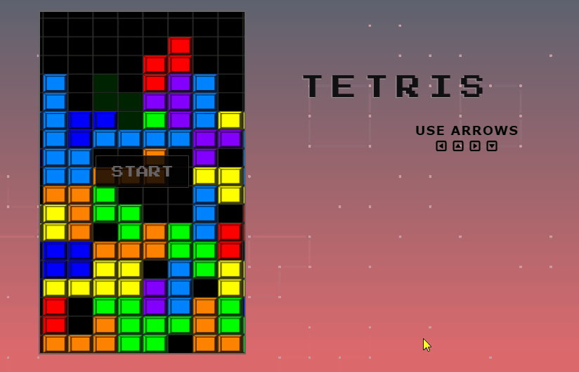 JavaScript Tetris Games - Tetris
