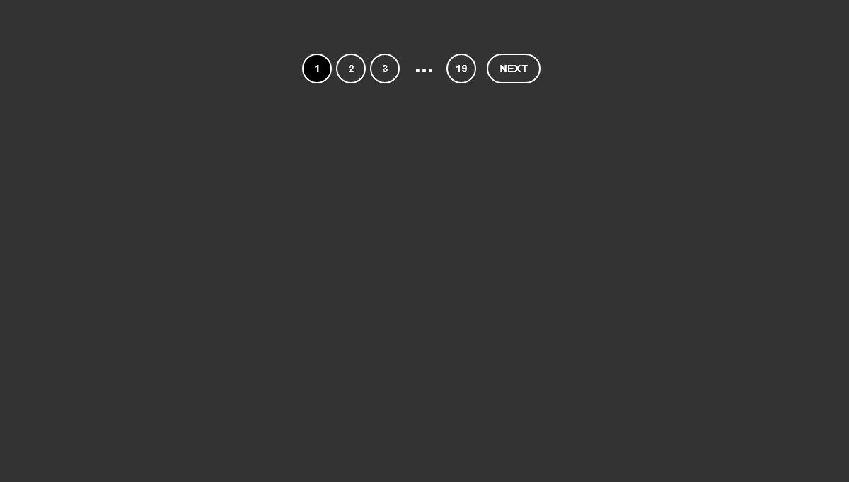CSS Pagination - Pure CSS pagination
