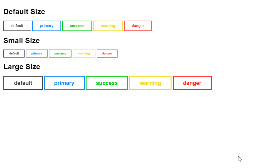 CSS Buttons - Outline Button or Ghost Button : Icon on Hover