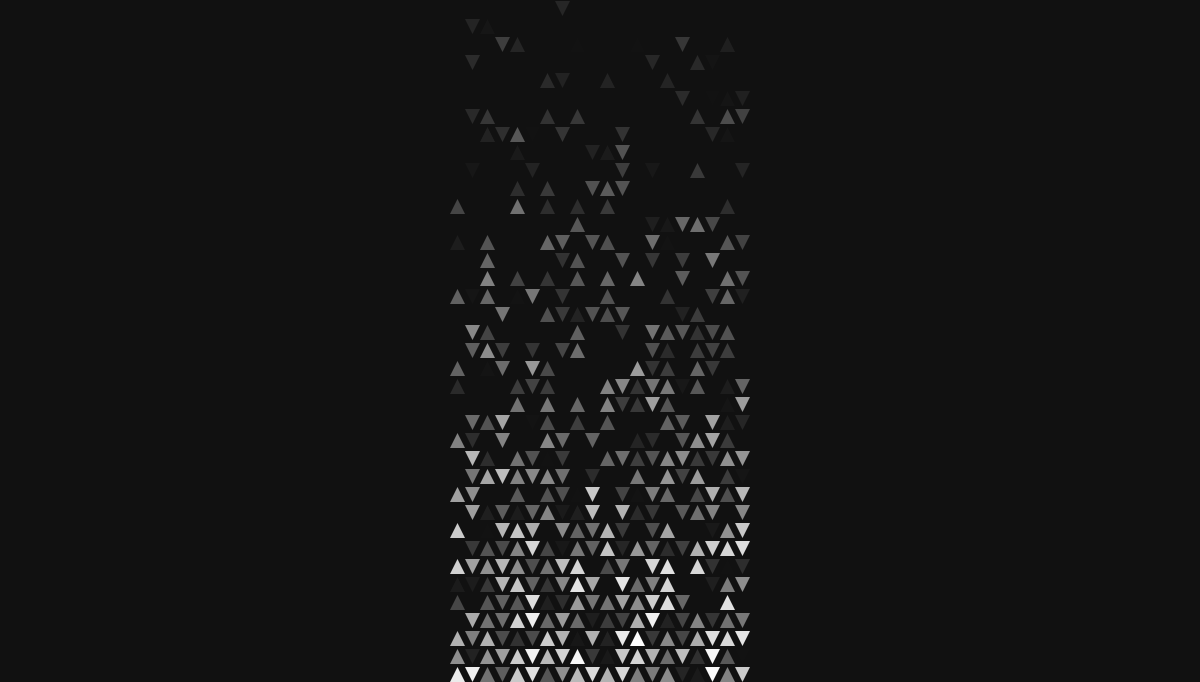 CSS Triangles - Triangle Storm ▲ Generative Art