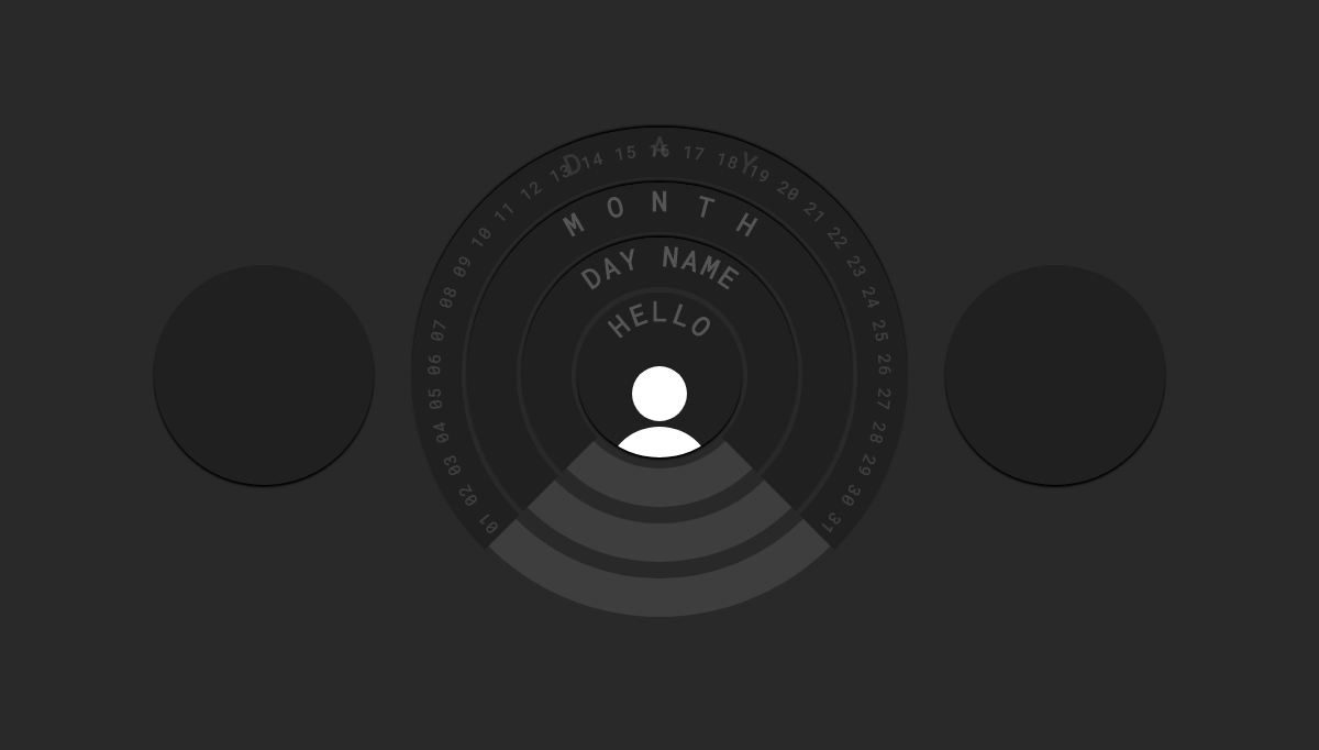 CSS Calendars - Circular Calendar Display