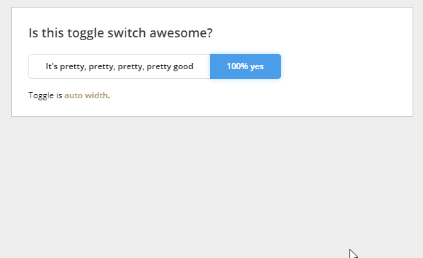 Radio Buttons CSS - Responsive Toggle Switch
