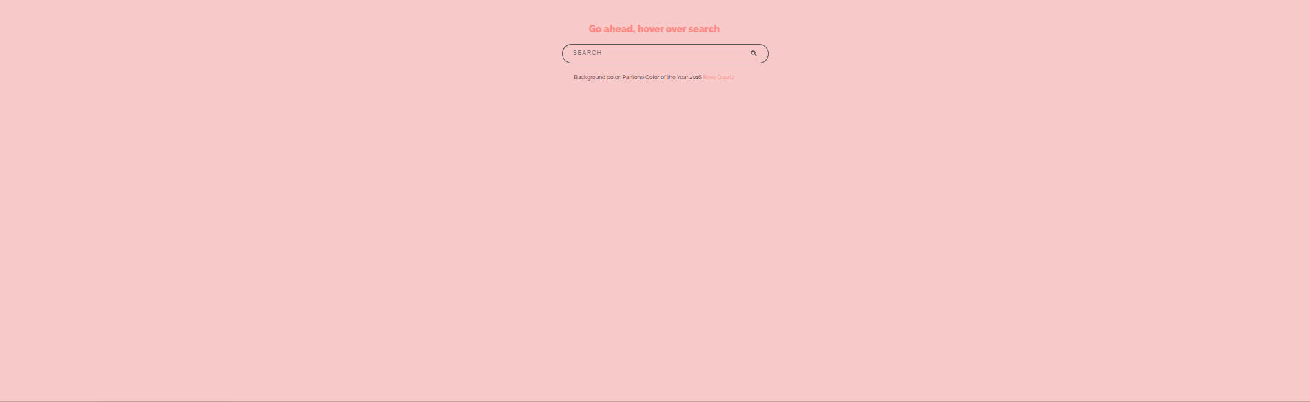 CSS Search Boxes - CSS effect for search input