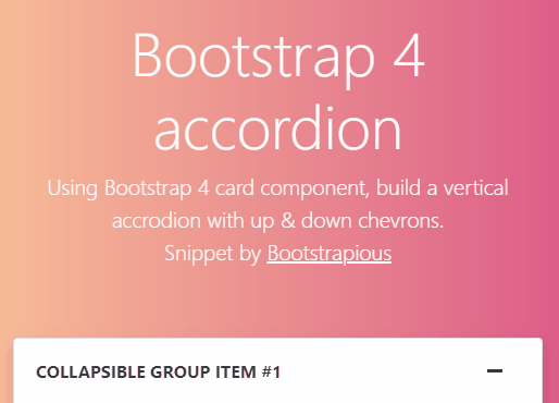 Bootstrap Code Examples