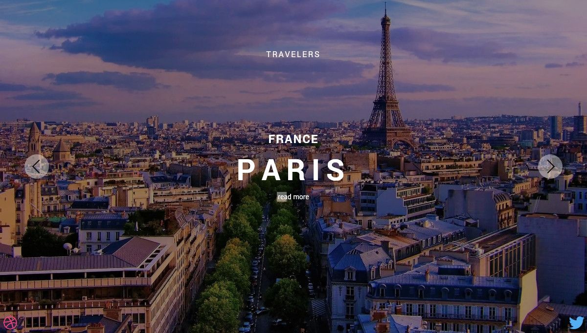 React Carousels - Cities Slider (React)