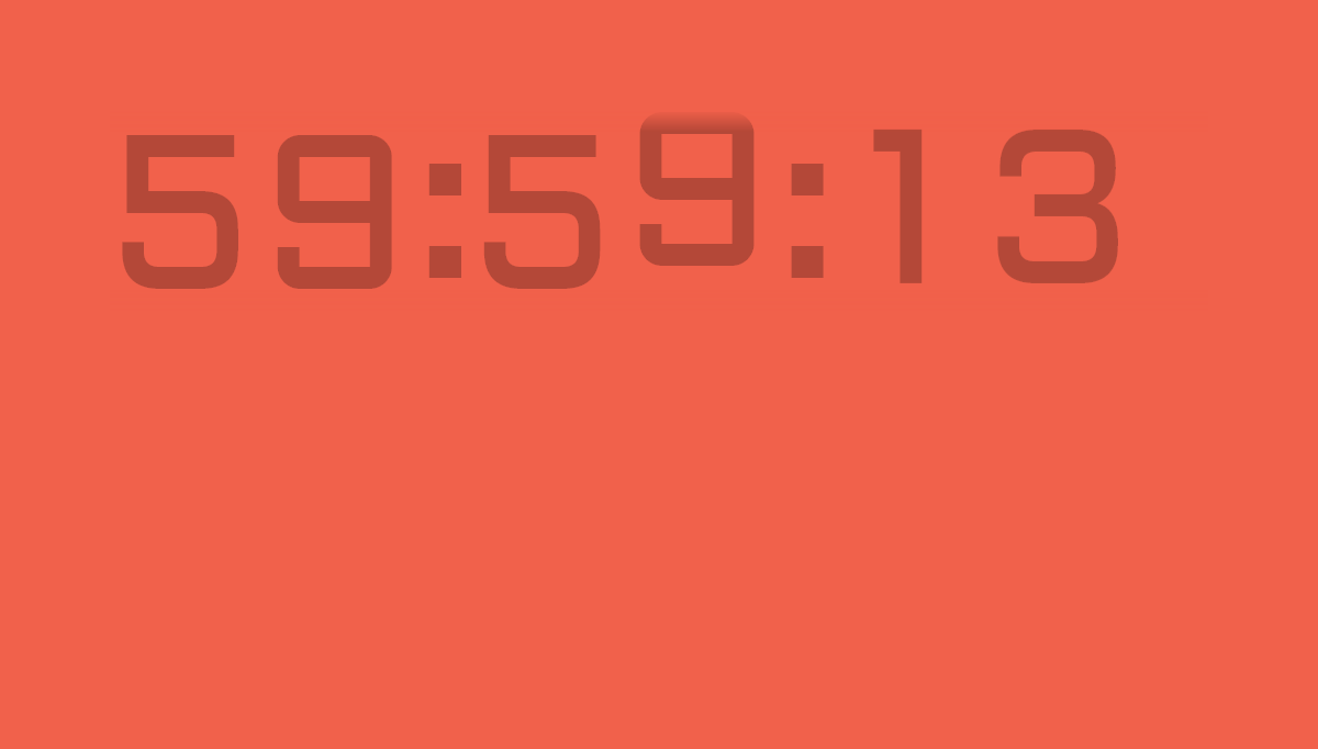 CSS Clocks - CSS-Only Countdown Clock