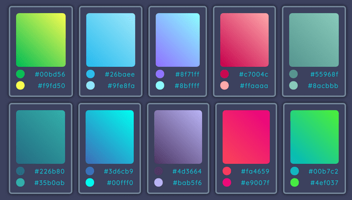 CSS Color Palettes