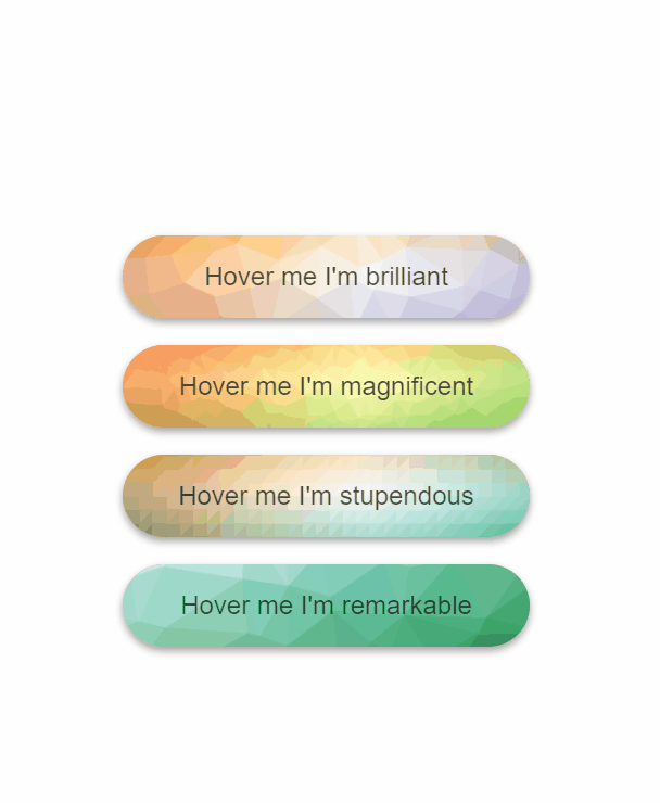 CSS Button Hover Effects - Buttons + SVG trianglify