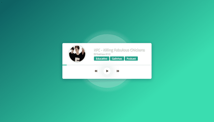 CSS Music Players - Minimal Music Player