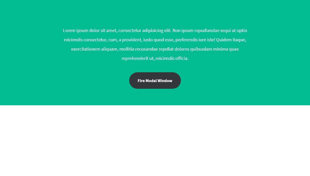 CSS Modal Windows - Morphing Modal Window