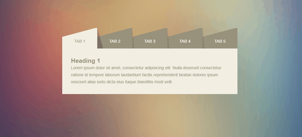 jQuery Tabs - Vue Tabs