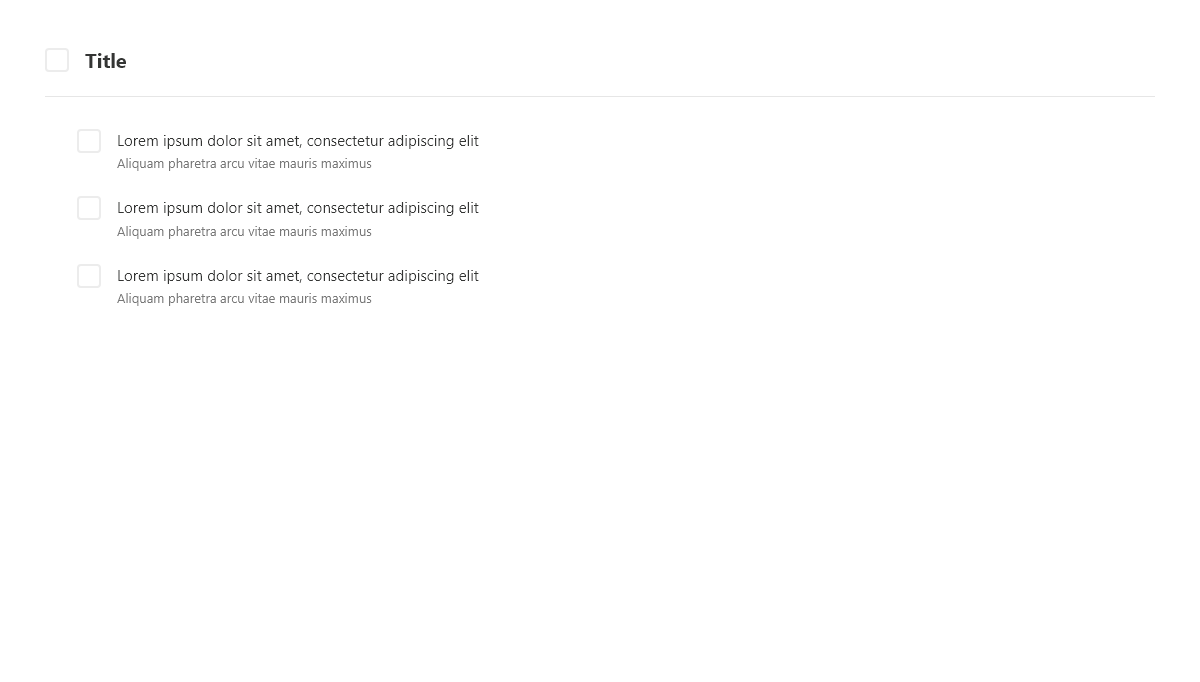 CSS Lists - Checklist Demo (CSS Only)