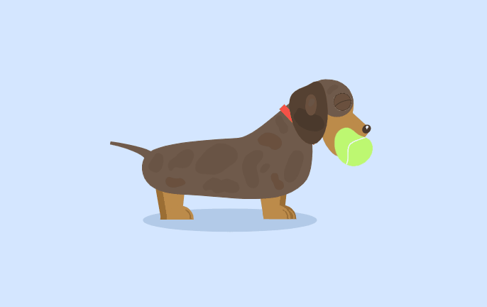 CSS Animation Examples - Sausage dog CSS only animation