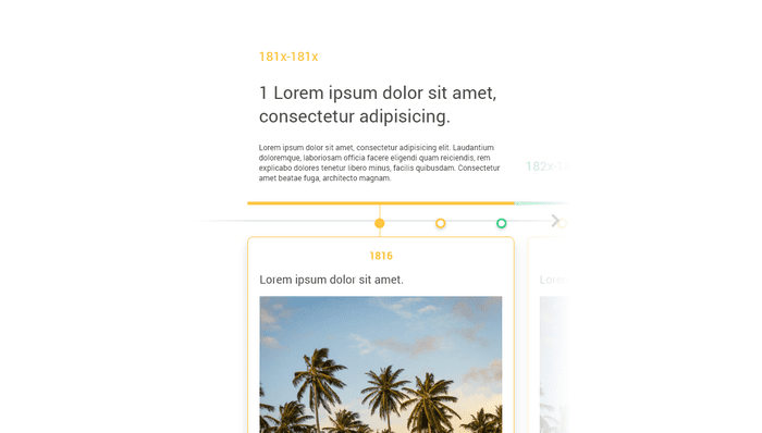 CSS Timelines - Nested & Color Coded Interactive Timeline