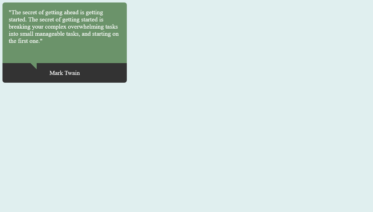 CSS Blockquotes - Quote Box