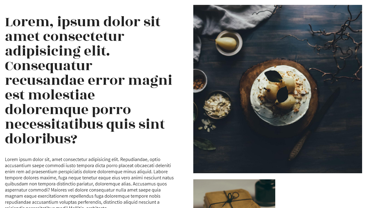 CSS Magazine Layouts - Two-Up Photo Spread w/Featured Image // Magazine Layout // CSS Grid