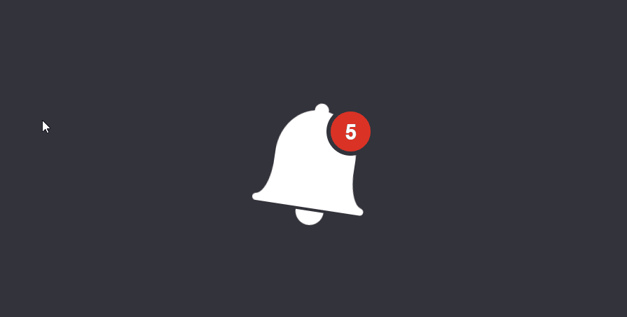 jQuery Notifications - Notification Bell Button Interaction Design | User-Interactions