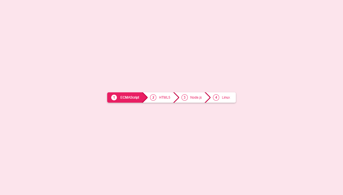 CSS Breadcrumbs - Breadcrumb, Progress Tracker, Stepper (Material Design Color)