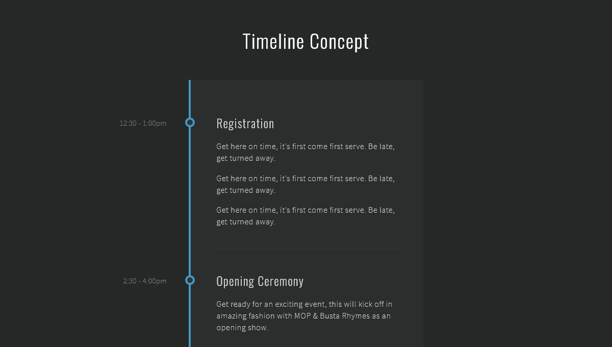CSS Timelines - CSS Timeline
