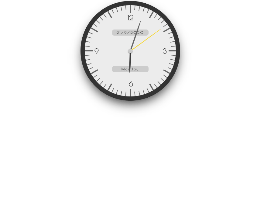 CSS Clocks - Analog Clock