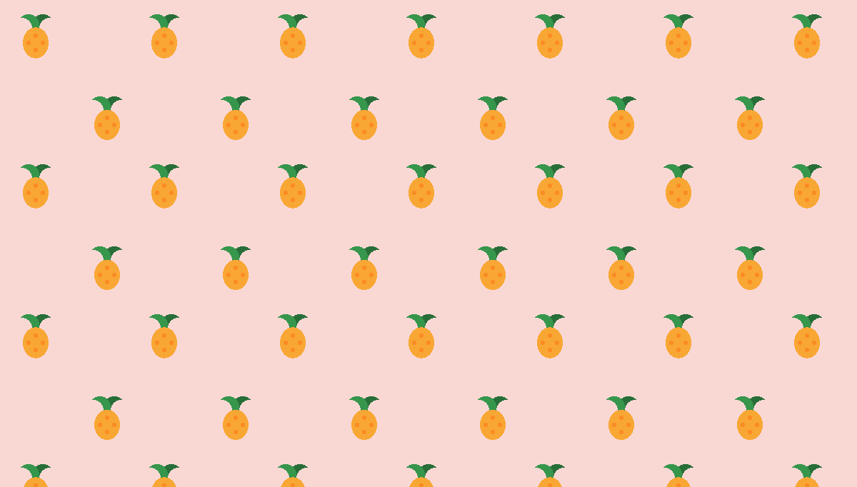 CSS Background Patterns - CSS Fruit Background - Pineapple
