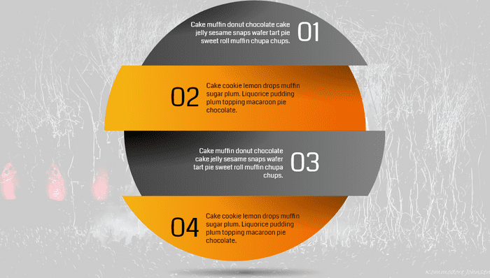 CSS Infographics - Responsive infographic with CSS variables, flexbox and clip-path