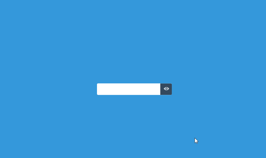 jQuery Input Text - password strength validation with visibility toggle