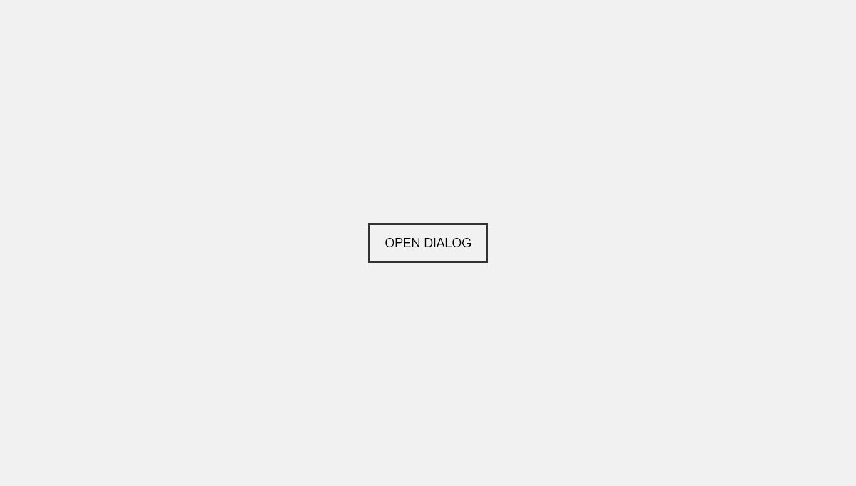 CSS Modal Windows - Simplistic Dialog