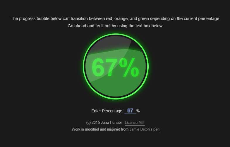 jQuery Progress Bars - Progress Bar Liquid Bubble