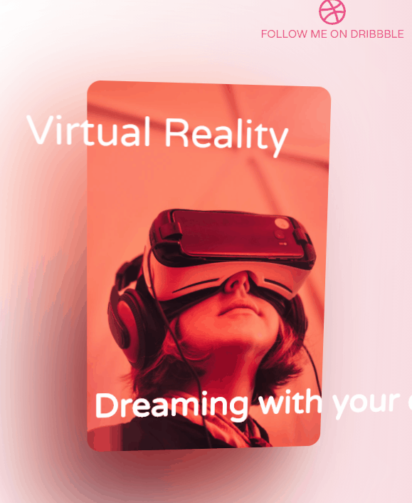 jQuery Cards - Card 3D view Parallax