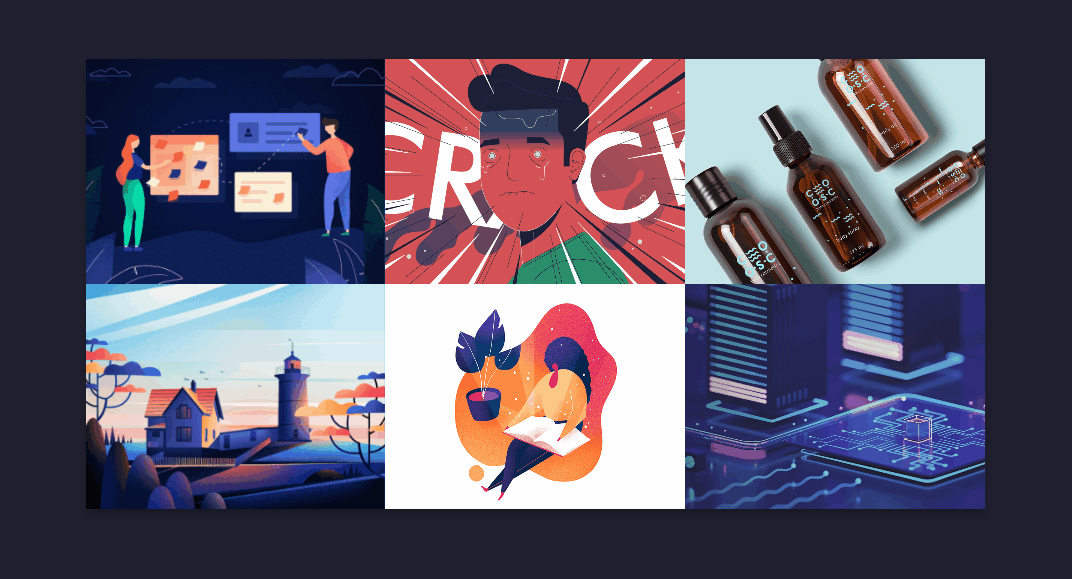 CSS Thumbnails - Angled Thumbnail Hover Interaction
