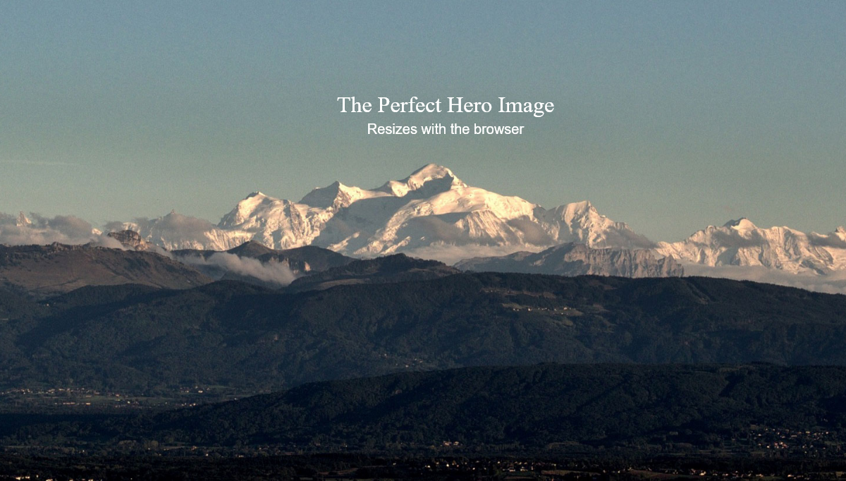CSS Hero Effects - The Perfect Hero Image