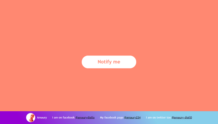 jQuery Forms - Notify me - Interactive newslatter form