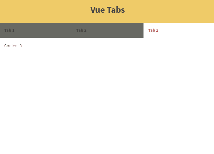 Vue Tabs - Vue Tabs