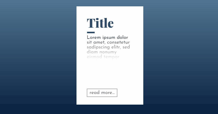 jQuery Cards - Unfolding card