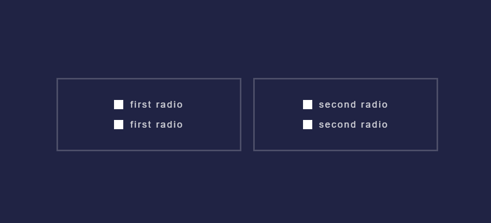 Radio Buttons CSS - Toggle radio intput with the label
