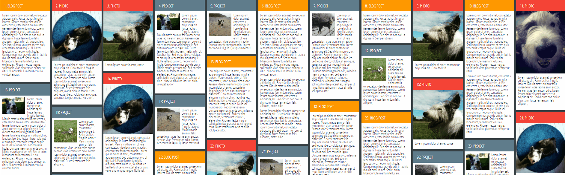 CSS Masonry Layout Examples - CSS Grid Masonry